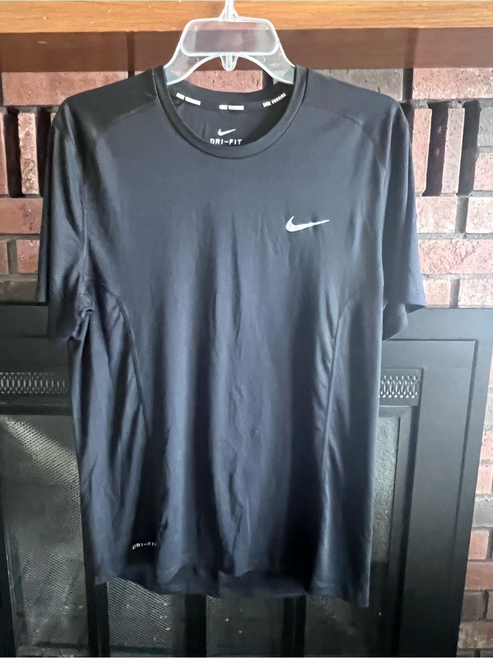 Nike Black Short-Sleeve Dri-FIT Athletic Tee